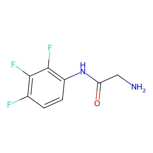 2-amino-N-(2,3,4-trifluorophenyl)acetamide structure