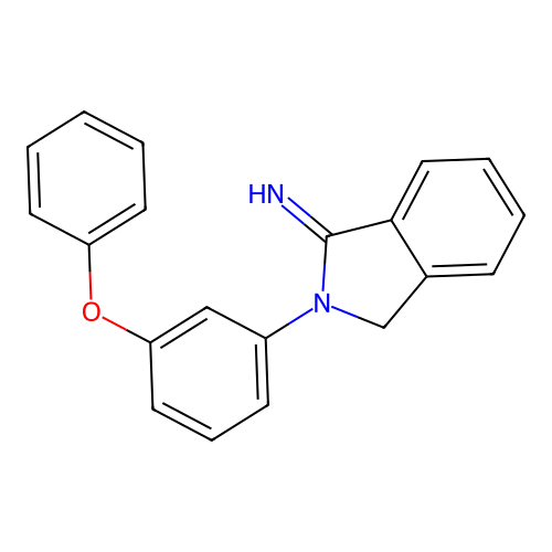 2-(3-phenoxyphenyl)-2,3-dihydro-1H-isoindol-1-imine structure