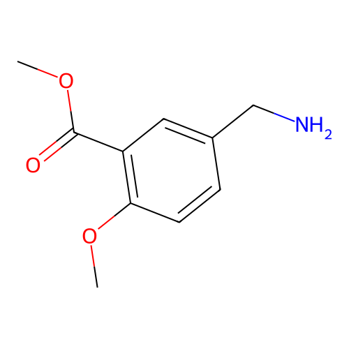 Methyl 5-(aminomethyl)-2-methoxybenzoate structure