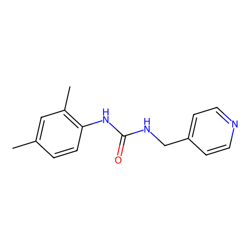 1-(2,4-Dimethylphenyl)-3-(pyridin-4-ylmethyl)urea structure