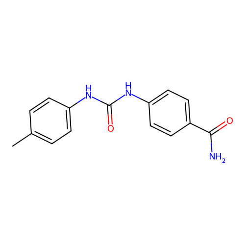 4-[(4-Methylphenyl)carbamoylamino]benzamide structure