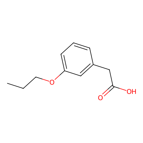 2-(3-Propoxyphenyl)acetic acid structure