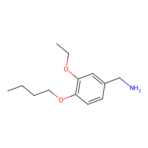 (4-Butoxy-3-ethoxyphenyl)methanamine structure