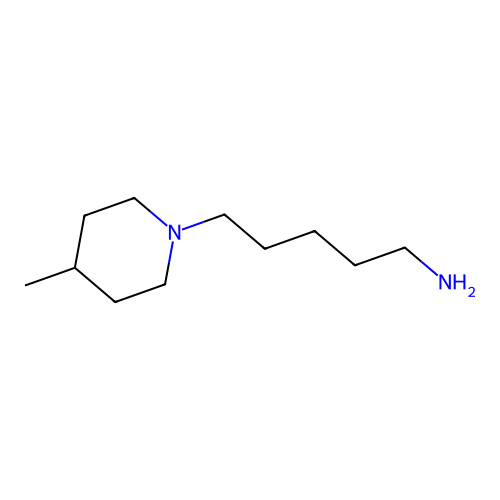5-(4-mMethylpiperidin-1-yl)pentan-1-amine structure