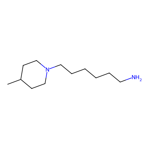 6-(4-Methylpiperidin-1-yl)hexan-1-amine structure
