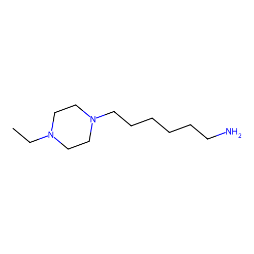 6-(4-Ethylpiperazin-1-yl)hexan-1-amine structure