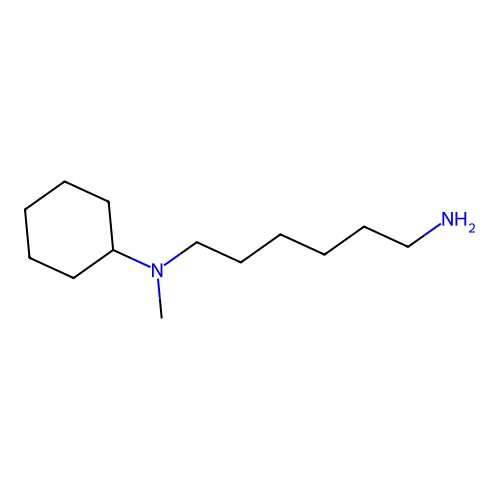 N'-cyclohexyl-N'-methylhexane-1,6-diamine structure