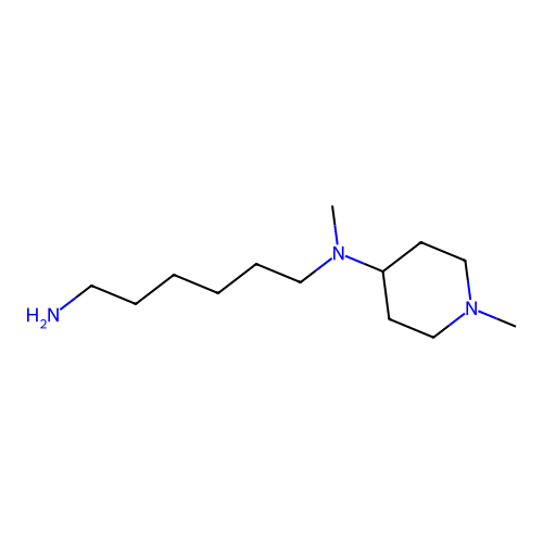 N'-methyl-N'-(1-methylpiperidin-4-yl)hexane-1,6-diamine structure