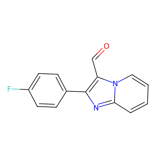 2-(4-Fluorophenyl)imidazo[1,2-a]pyridine-3-carbaldehyde structure