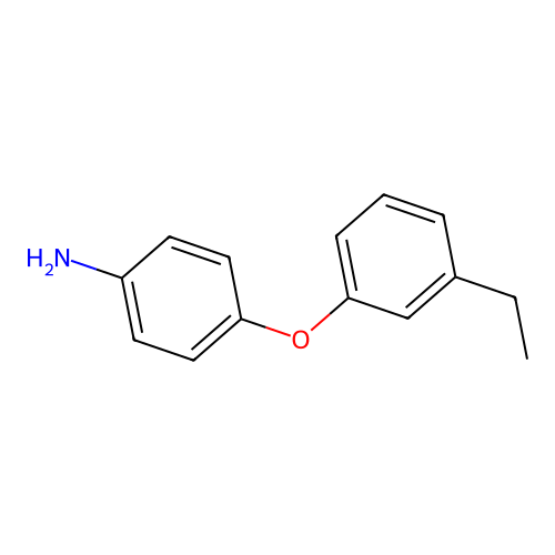 4-(3-Ethylphenoxy)benzenamine structure