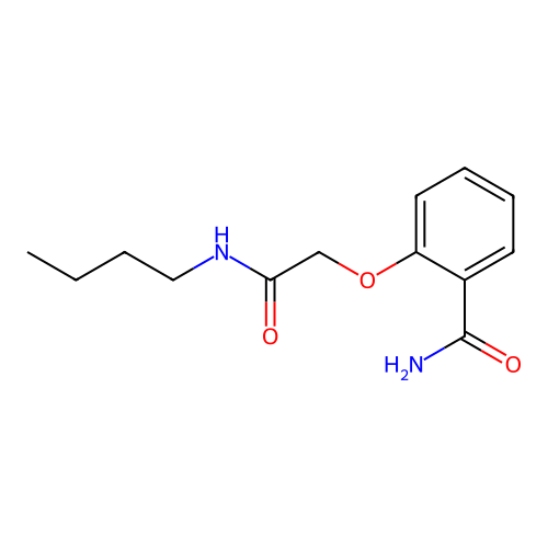 Benzamide, 2-[2-(butylamino)-2-oxoethoxy]- structure