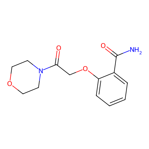 Benzamide, 2-[2-(4-morpholinyl)-2-oxoethoxy]- structure