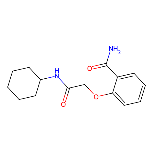 Benzamide, 2-[2-(cyclohexylamino)-2-oxoethoxy]- structure