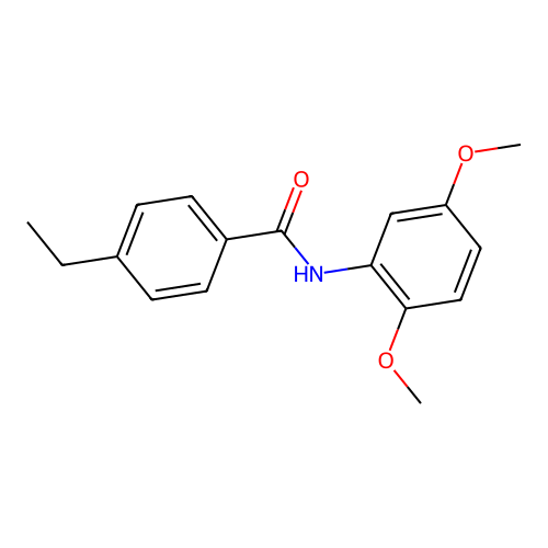 N-(2,5-二甲氧基苯基)-4-乙基苯甲酰胺 structure