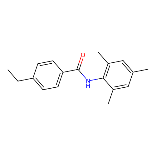 4-ethyl-N-mesitylbenzamide structure