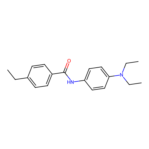 N-[4-(diethylamino)phenyl]-4-ethylbenzamide structure