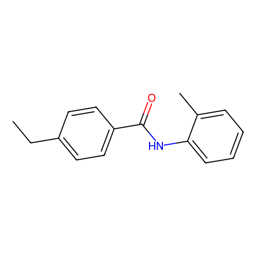 4-ethyl-N-(2-methylphenyl)benzamide structure