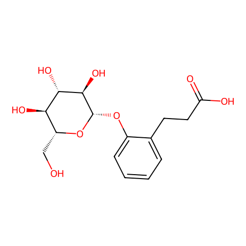 Dihydromelilotoside structure