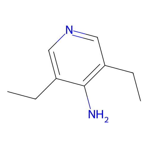 3,5-Diethylpyridin-4-amine structure