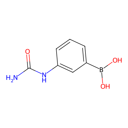Urea, 1-(m-boronophenyl)- structure