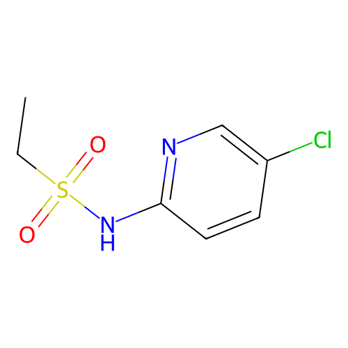 N-(5-chloro-2-pyridinyl)ethanesulfonamide structure