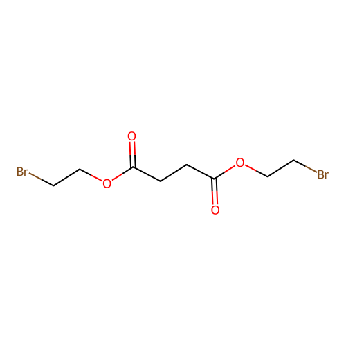 Bis(2-bromoethyl) butanedioate structure