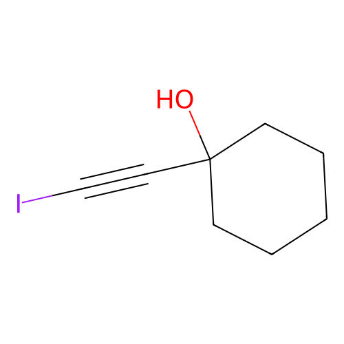 1-(2-Iodoethynyl)cyclohexan-1-ol structure