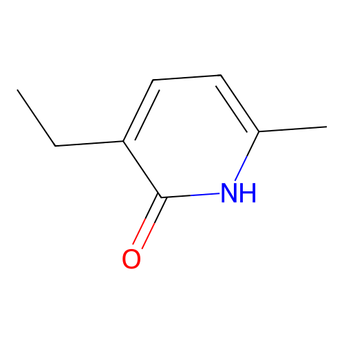 3-ethyl-6-methyl-1H-pyridin-2-one structure