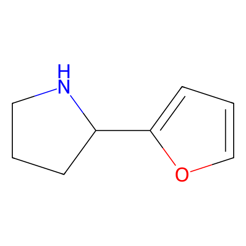 2-(Furan-2-yl)pyrrolidine structure