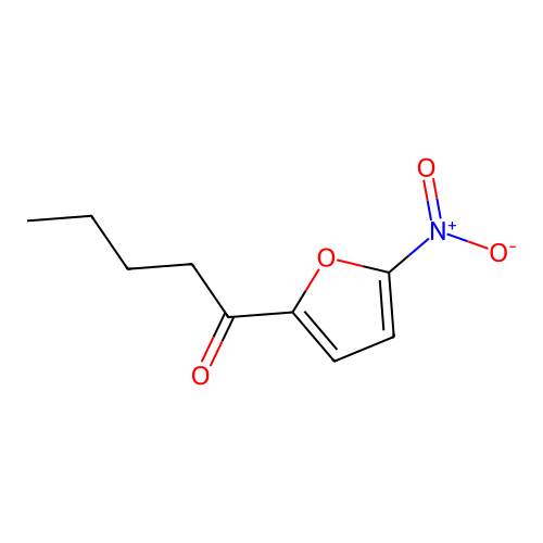 1-(5-Nitro-2-furyl)-1-pentanone structure