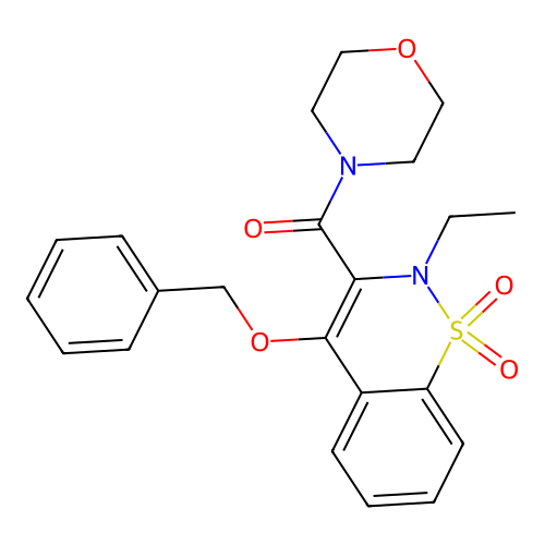 (2-ethyl-1,1-dioxo-4-phenylmethoxy-1 structure