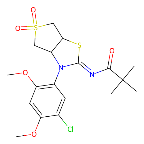 C18H23ClN2O5S2 structure