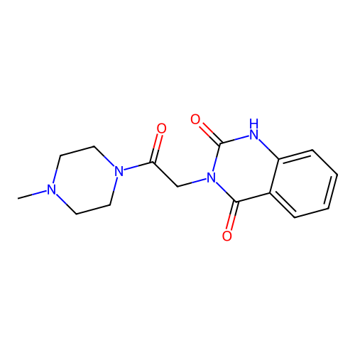 2-hydroxy-3-[2-(4-methylpiperazin-1-yl)-2-oxoethyl]quinazolin-4(3H)-one structure