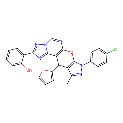 C26H17ClN6O3 structure