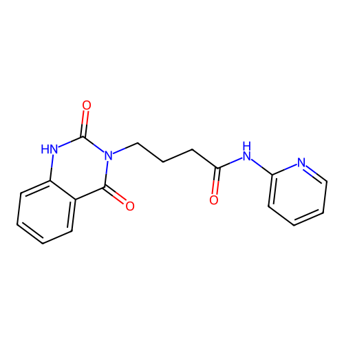 4-(2-hydroxy-4-oxoquinazolin-3(4H)-yl)-N-(pyridin-2-yl)butanamide structure