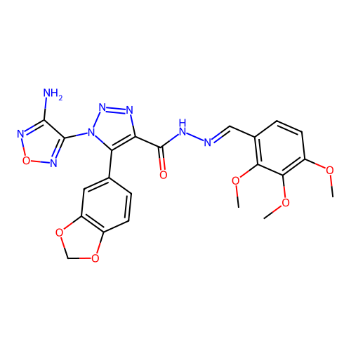 C22H20N8O7 structure