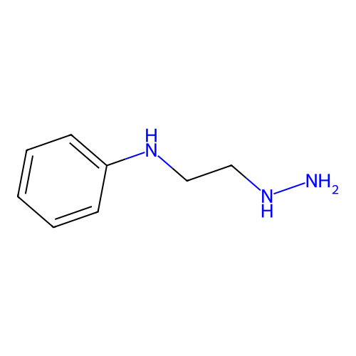 N-(2-hydrazinylethyl)aniline structure