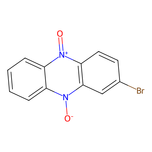 2-Bromophenazine 5,10-dioxide structure