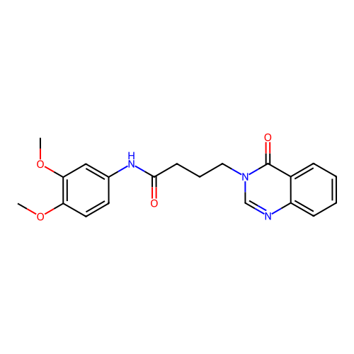 N-(3,4-dimethoxyphenyl)-4-(4-oxoquinazolin-3(4H)-yl)butanamide structure
