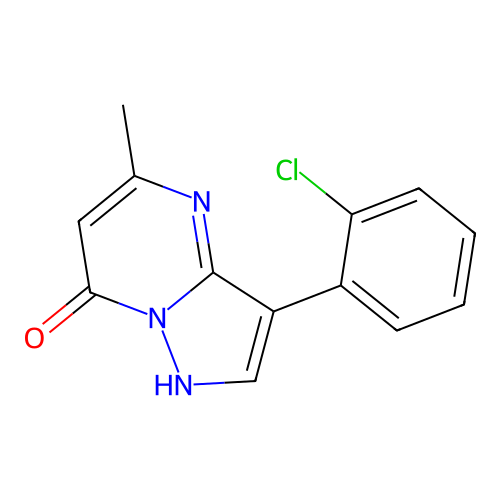 3-(2-Chlorophenyl)-5-methylpyrazolo[1,5-a]pyrimidin-7-ol structure