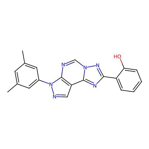 C20H16N6O structure