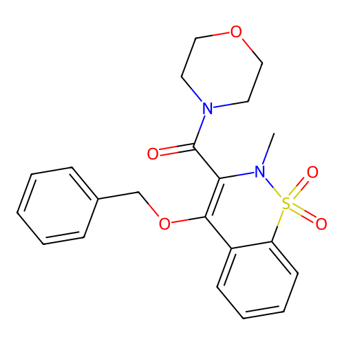 (2-methyl-1,1-dioxo-4-phenylmethoxy-1 structure
