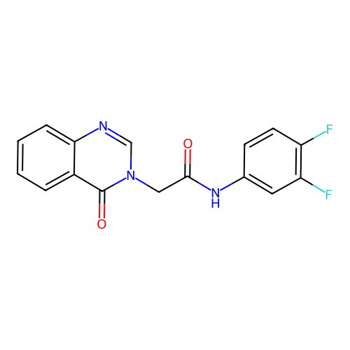 N-(3,4-difluorophenyl)-2-(4-oxoquinazolin-3(4H)-yl)acetamide structure