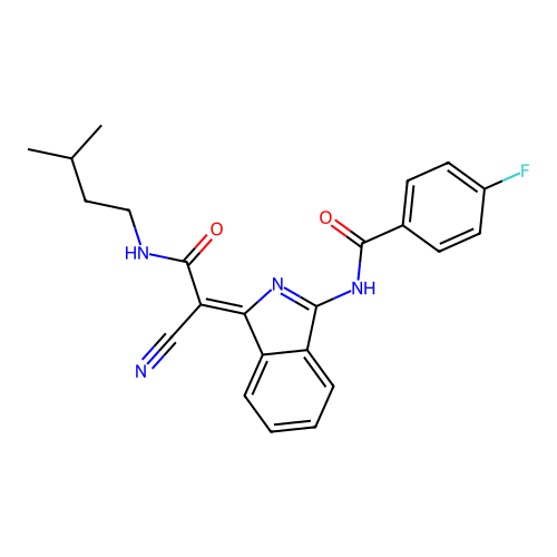 C23H21FN4O2 structure