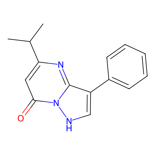 5-Isopropyl-3-phenylpyrazolo[1,5-a]pyrimidin-7-ol structure