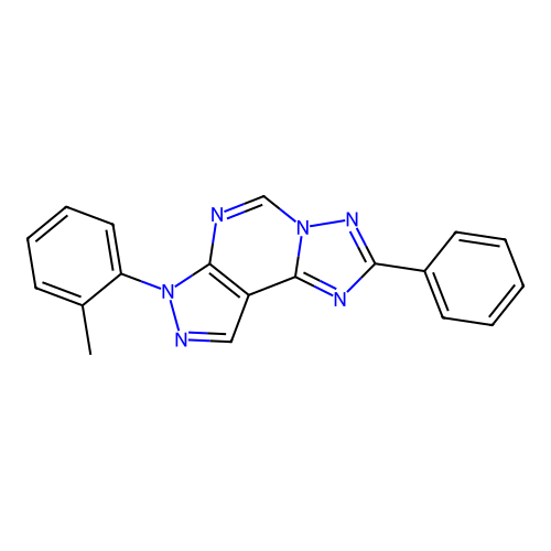 10-(2-methylphenyl)-4-phenyl-3,5,6,8,10,11-hexaazatricyclo[7.3.0.0^{2,6}]dodeca-1(9),2,4,7,11-pentaene structure
