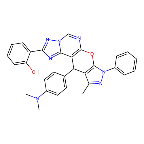 C30H25N7O2 structure