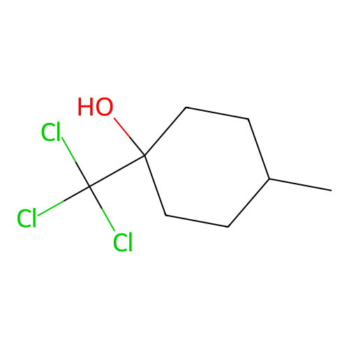 4-Methyl-1-(trichloromethyl)cyclohexanol structure