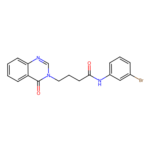 N-(3-bromophenyl)-4-(4-oxoquinazolin-3(4H)-yl)butanamide structure