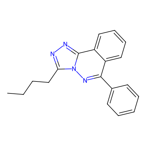 3-Butyl-6-phenyl-[1,2,4]triazolo[3,4-a]phthalazine structure